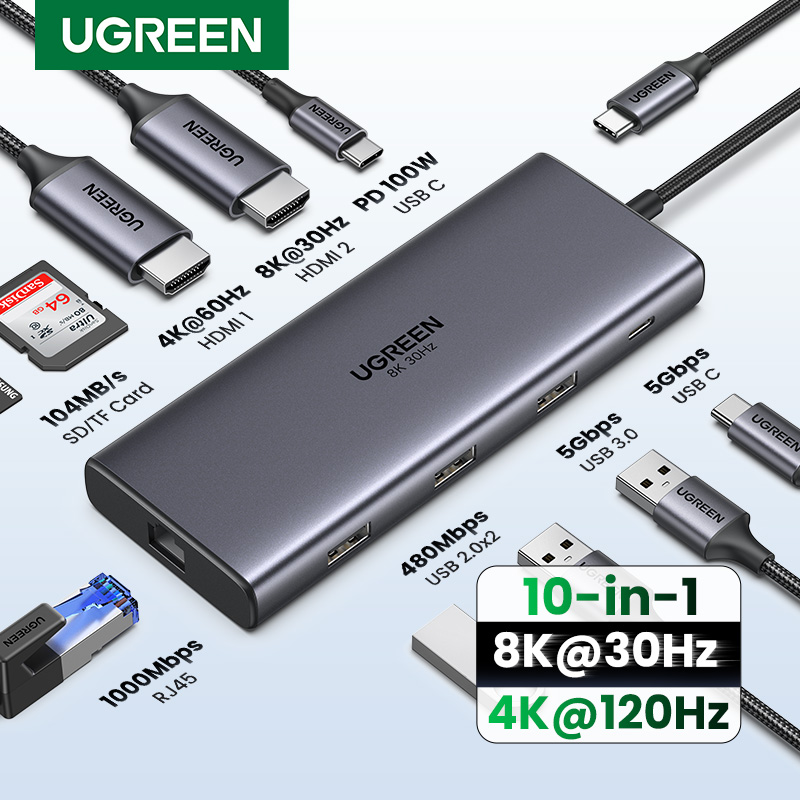 Home Office For Mac - UGREEN HUB USB C HUB HDMI