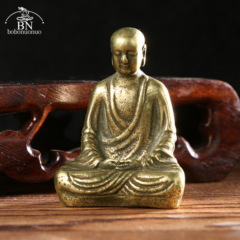 Home Office Feng Shui - Đồng Thau Giả Cổ Tượng Phật