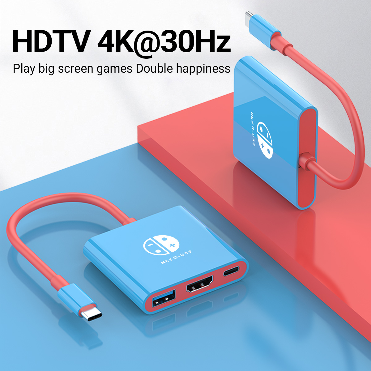 Home Office For Mac - 3-in-1 USB C HUB Type-C to