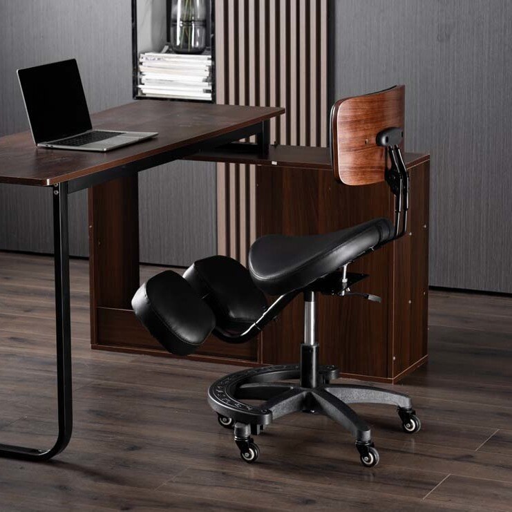 Ergonomic Office Chair - Adjustable Ergonomic Kneeling Chair Posture Correction