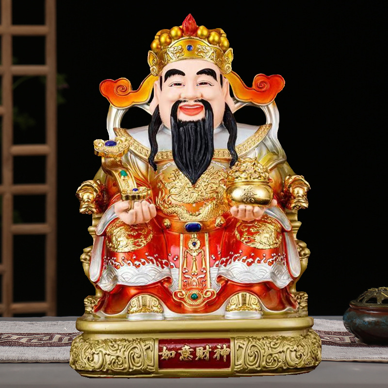 Exquisite Wen Cai Shen Statue  - đánh giá và giá Home Office Feng Shui