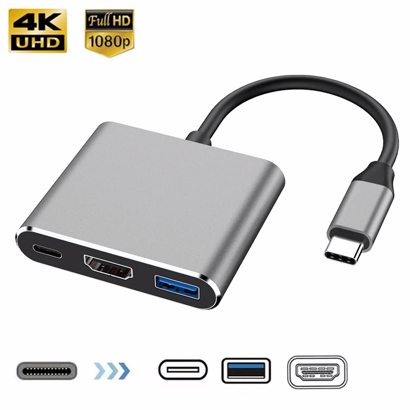 3 In 1 Usb-C Usb Hub Male To F - đánh giá và giá Home Office For Mac