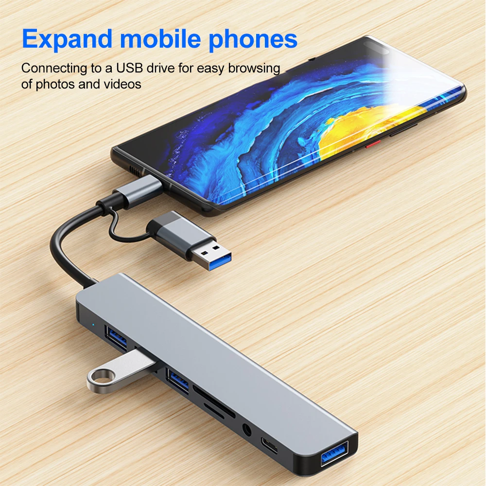 5Gbps USB 3.0 HUB USB C HUB US - đánh giá và giá Home Office For Mac