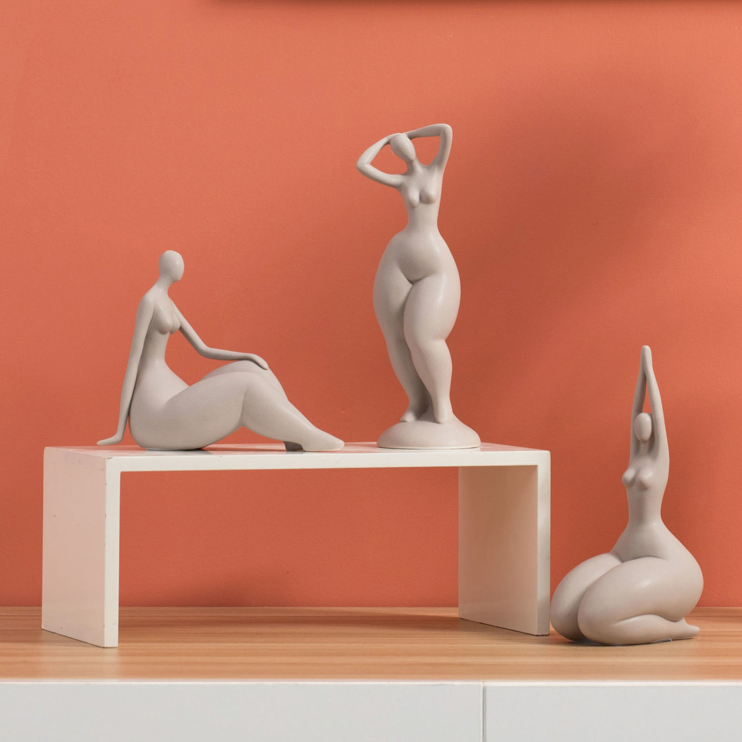 Modern Minimalist Abstract Cer - đánh giá và giá Home Office Yoga Room Ideas