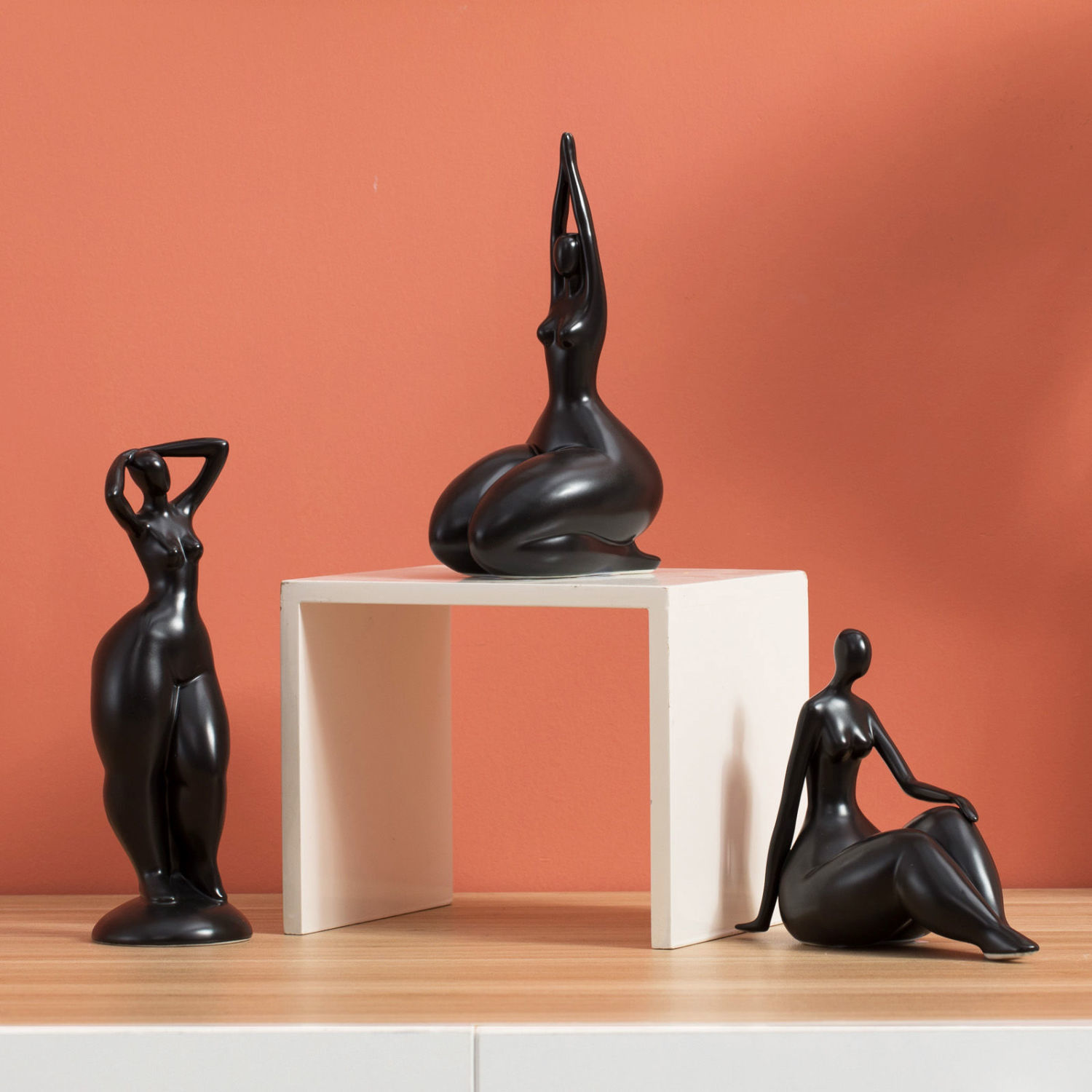 Modern Minimalist Abstract Cer - đánh giá và giá Home Office Yoga Room Ideas