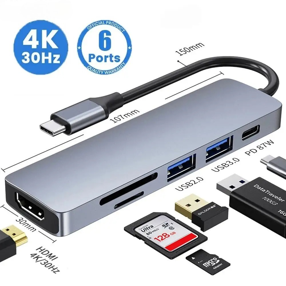 USB C Hub Type C 3.0 Adapter t - đánh giá và giá Home Office For Mac