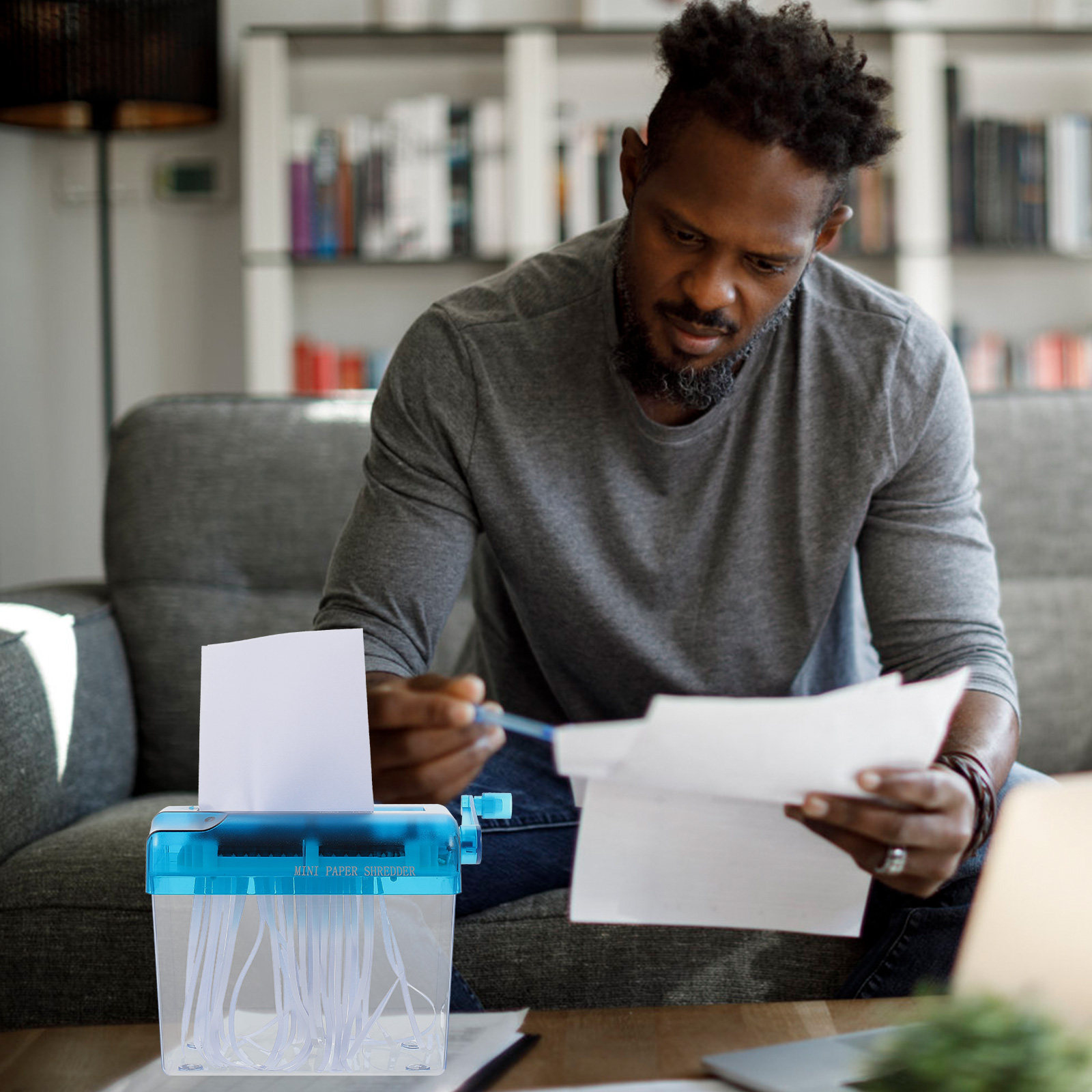 Small Portable Hand Shredder D - đánh giá và giá Home Office Paper Shredder