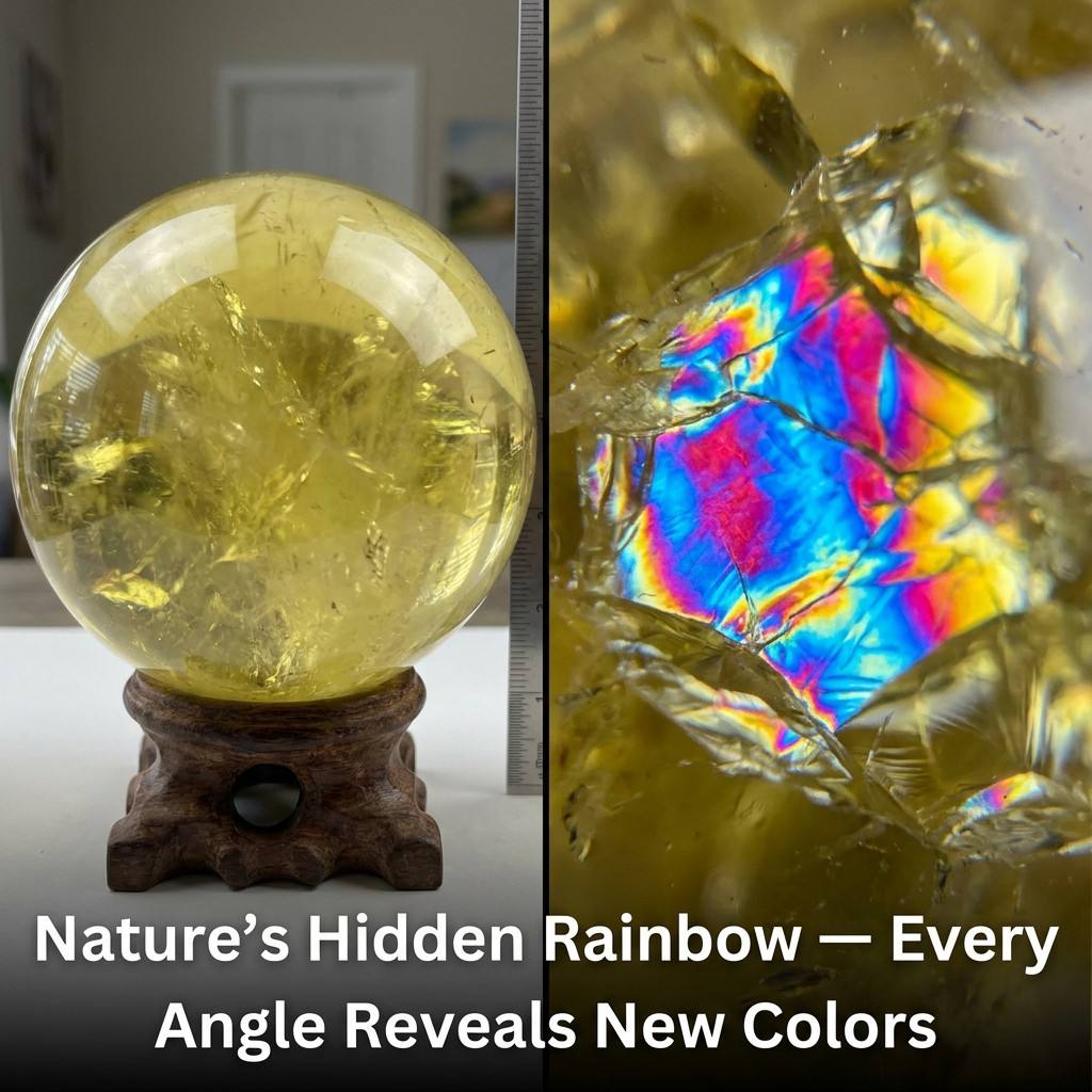 Natural Citrine Crystal Sphere - đánh giá và giá Home Office Feng Shui