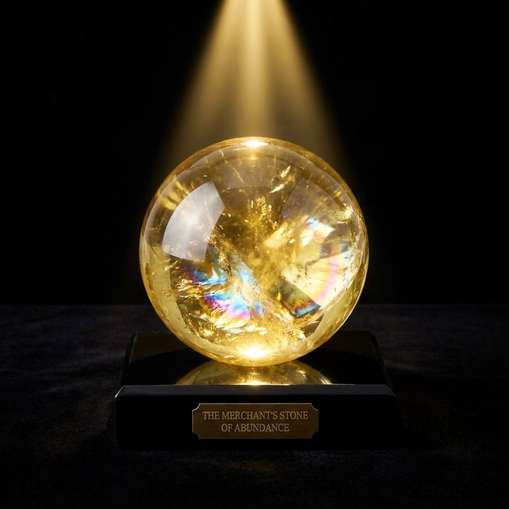 Natural Citrine Crystal Sphere - đánh giá và giá Home Office Feng Shui