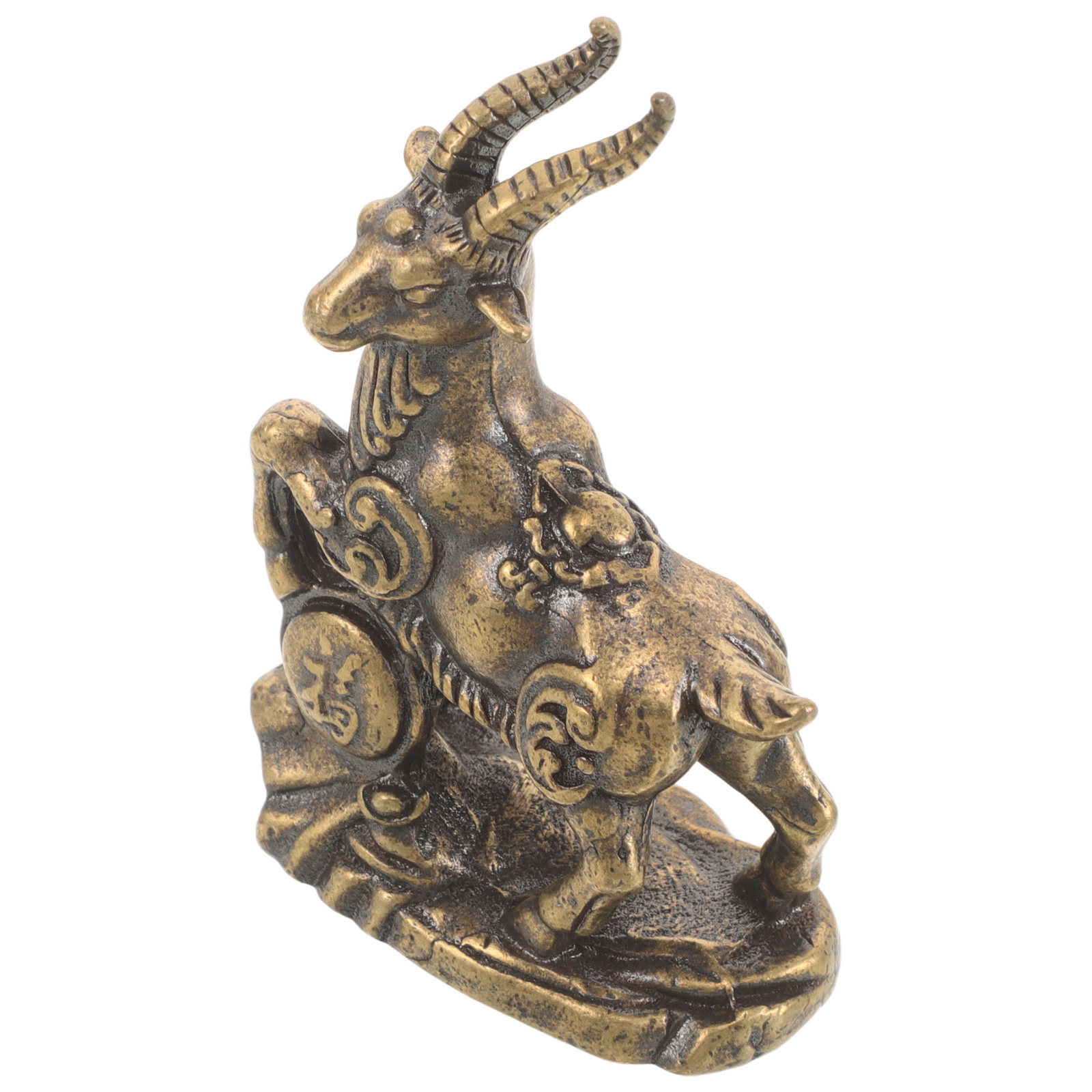 Mini Solid Brass Chinese Zodia - đánh giá và giá Home Office Feng Shui