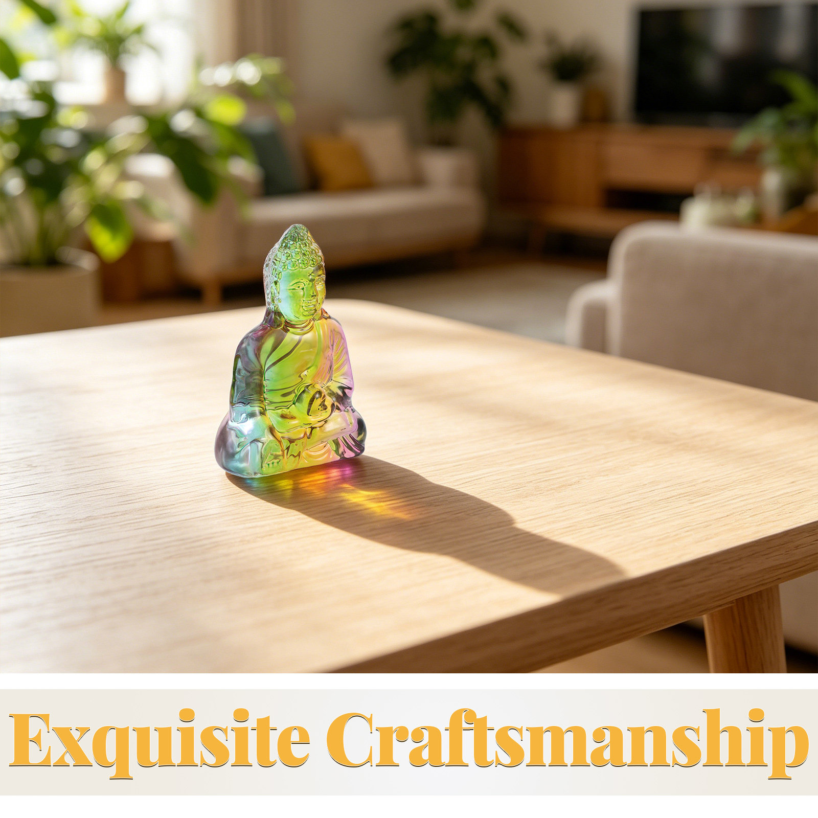 4.2 Inch Crystal Buddha Statue - đánh giá và giá Home Office Design