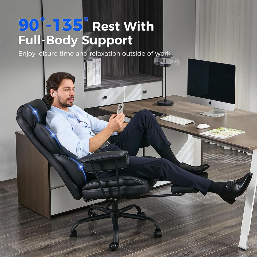 Big and Tall Oice Desk Chair - - đánh giá và giá Ergonomic Office Chair