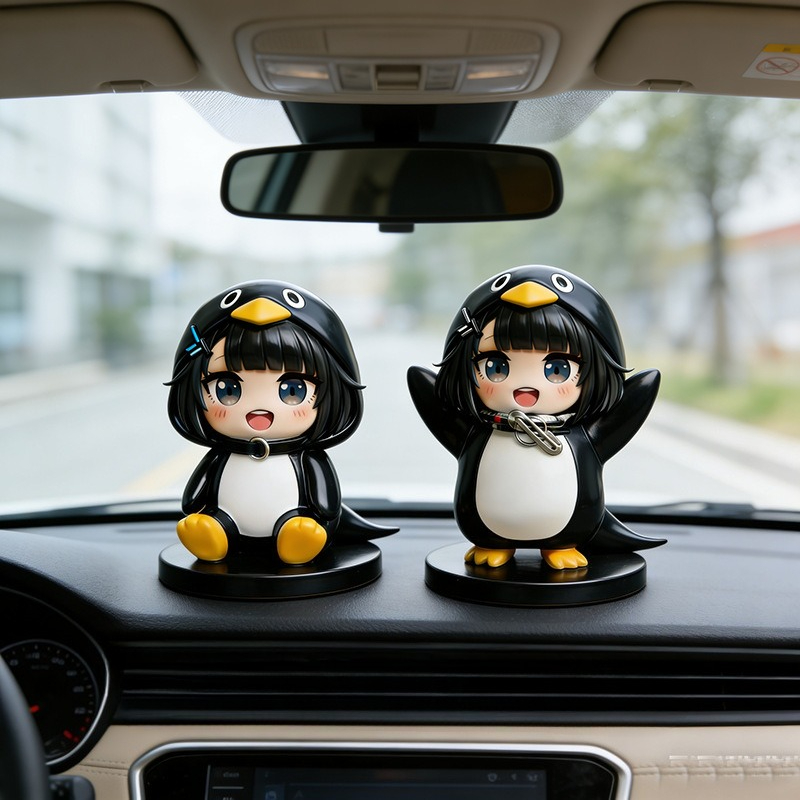 Guguga Little Penguin PVC Figu - đánh giá và giá Home Office Romance Manga