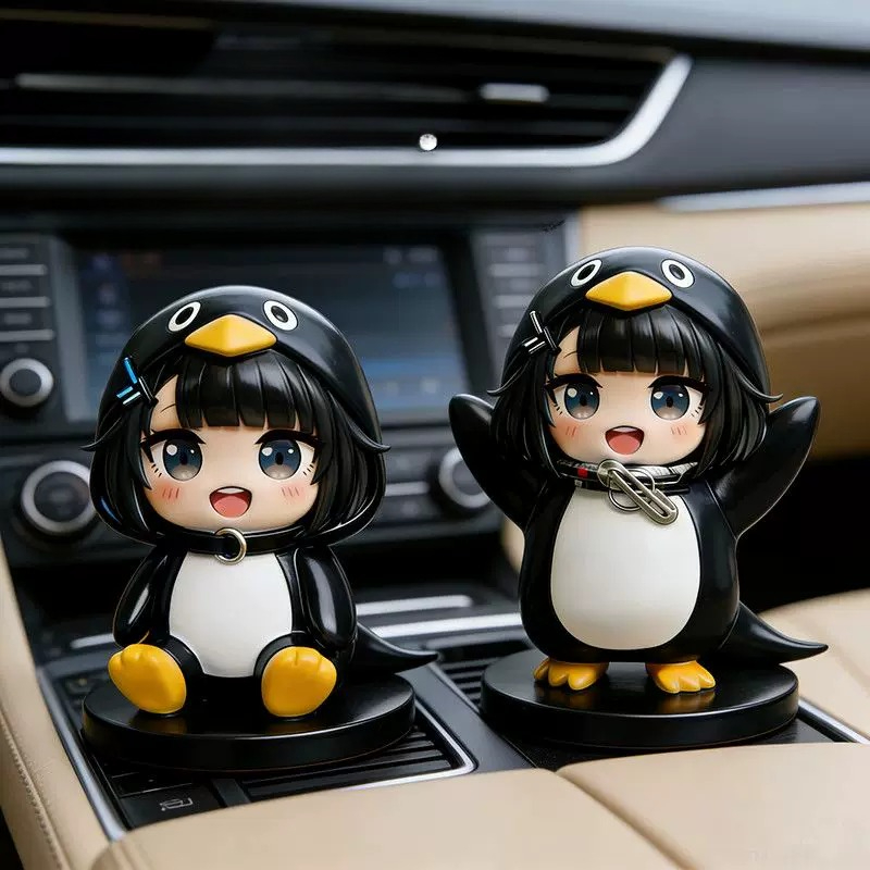Guguga Little Penguin PVC Figu - đánh giá và giá Home Office Romance Manga