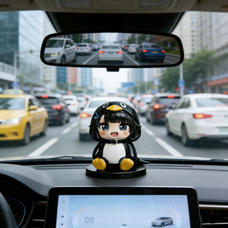 Guguga Little Penguin PVC Figu - đánh giá và giá Home Office Romance Manga