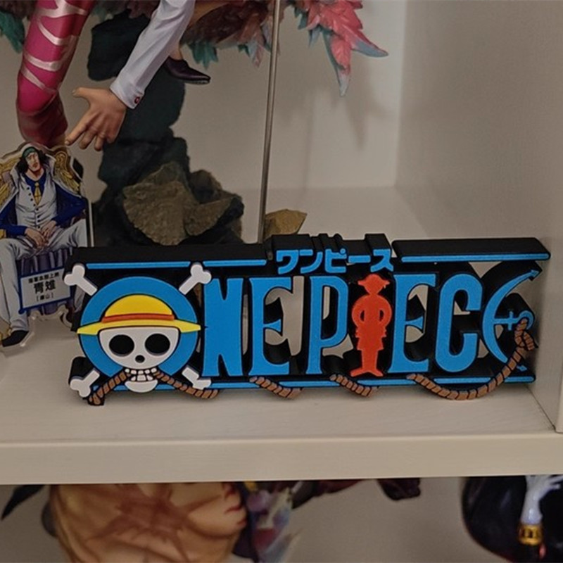 3D Logo One Piece Printed Sign - đánh giá và giá Home Office Romance Manga