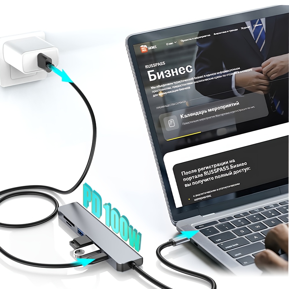7 in 1 USB C Hub to 4K HDMI-Co - đánh giá và giá Home Office For Mac