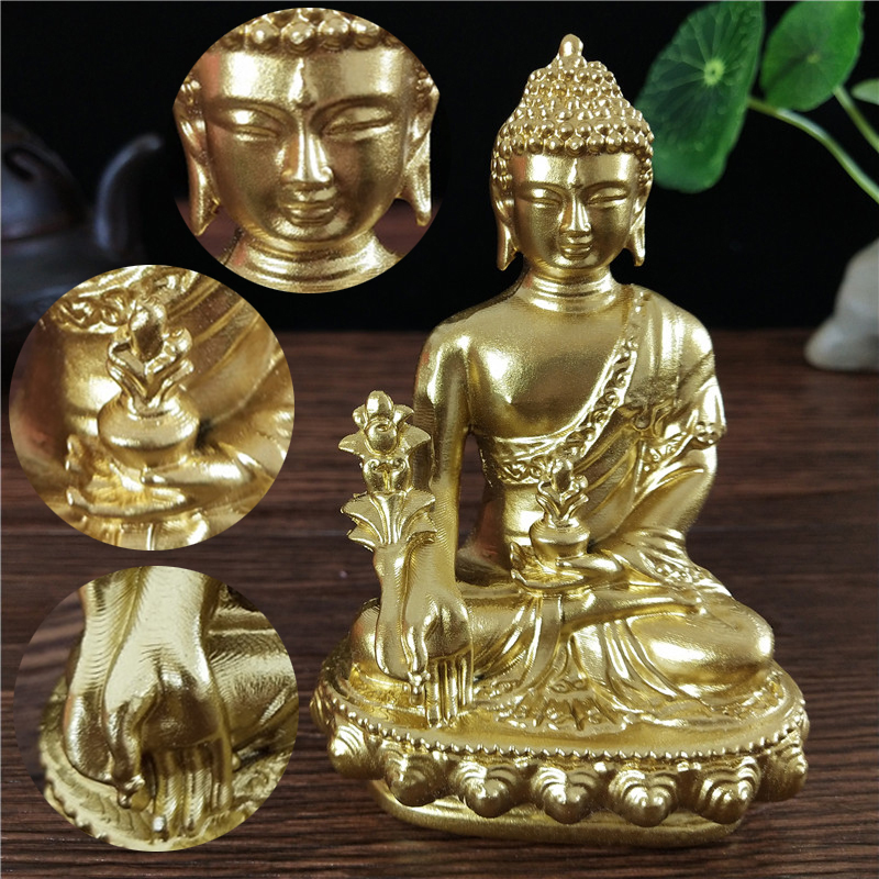 Goldn Y Tượng Phật Có Vòng Cổ  - đánh giá và giá Home Office Feng Shui