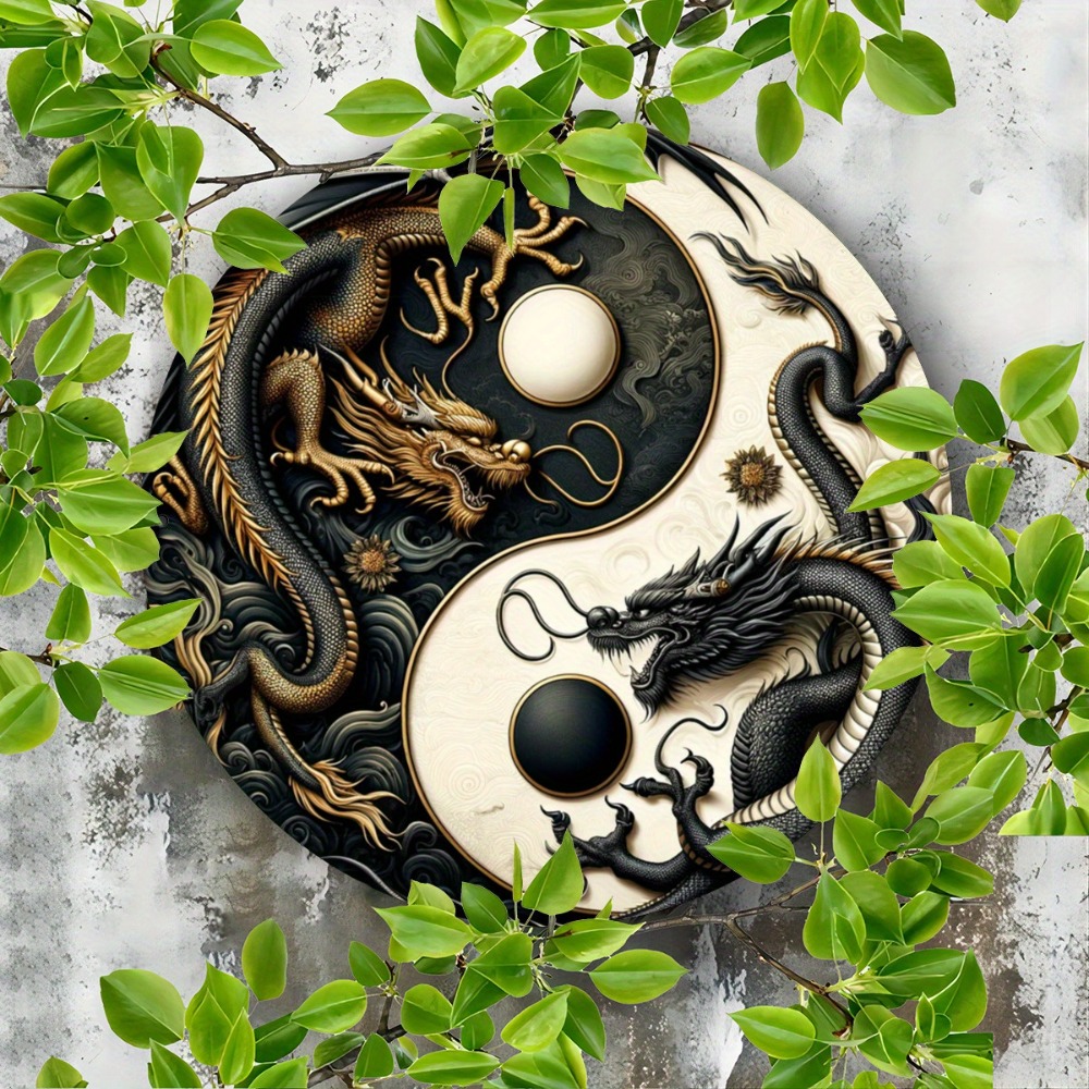 Yin-Yang Chinese Dragon Metal  - đánh giá và giá Home Office Ideas