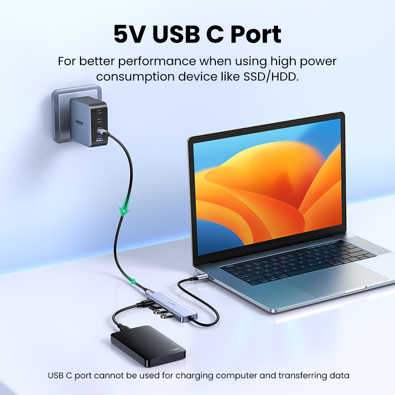 UGREEN USB C Hub 4 Ports USB T - đánh giá và giá Home Office For Mac