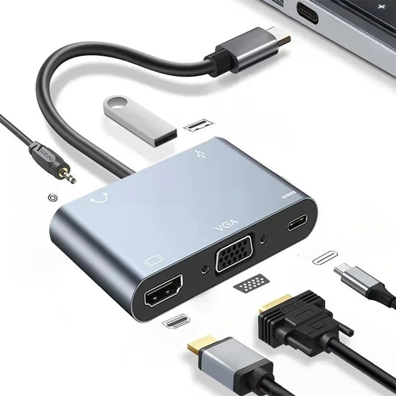 USB C Hub Multiport Adapter, 5 - đánh giá và giá Home Office For Mac