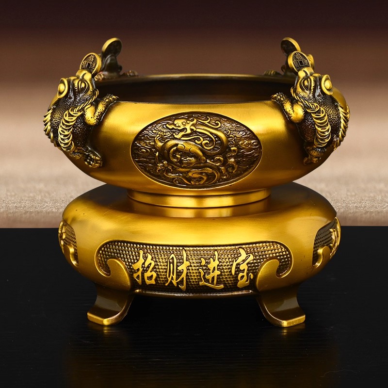 Feng Shui Brass Wealth Golden  - đánh giá và giá Home Office Feng Shui