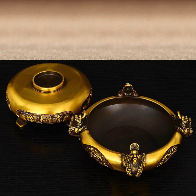 Feng Shui Brass Wealth Golden  - đánh giá và giá Home Office Feng Shui