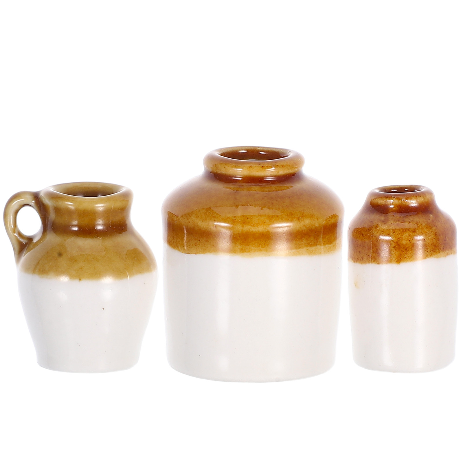 3Pcs Tiny Ceramic Flower Pots  - đánh giá và giá Home Office Design
