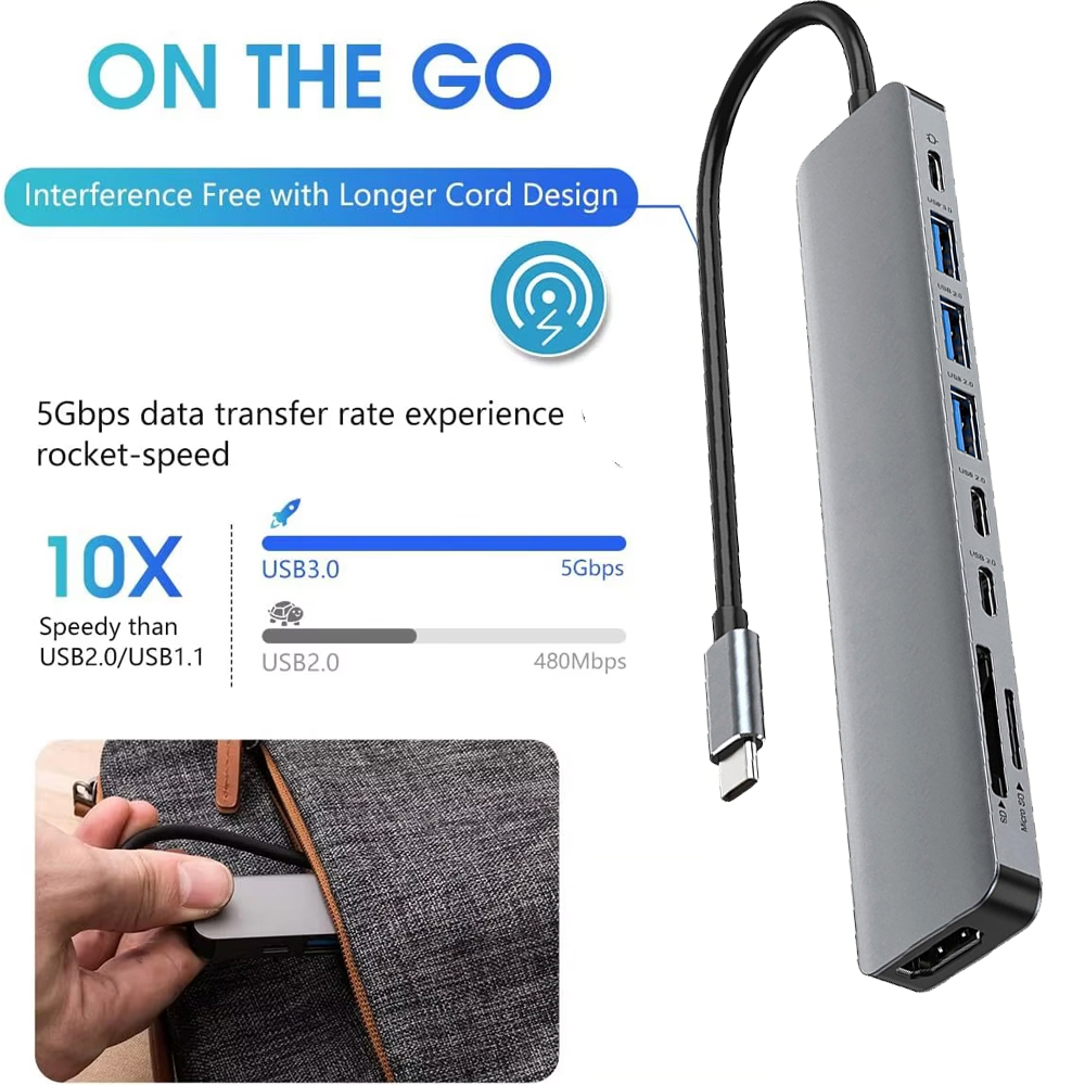KEBIDUMEI USB 9 In 1 Type C To - đánh giá và giá Home Office For Mac