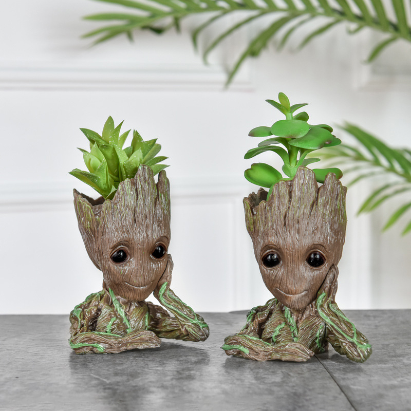 Baby Groot Flower Pot Home Dec - đánh giá và giá Home Office Romance Manga