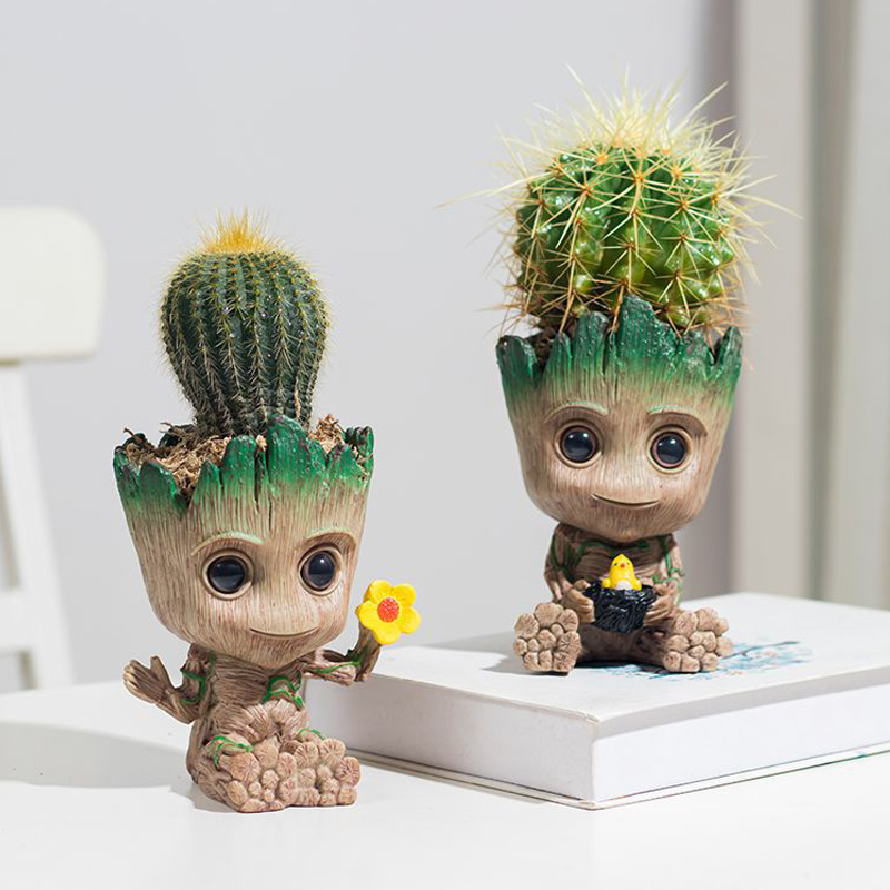 Baby Groot Flower Pot Home Dec - đánh giá và giá Home Office Romance Manga