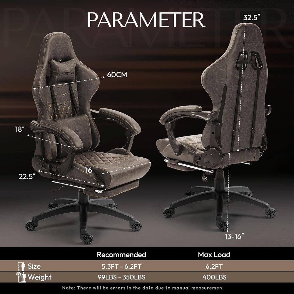 Big & Tall Vintage Gaming Chai - đánh giá và giá Ergonomic Office Chair