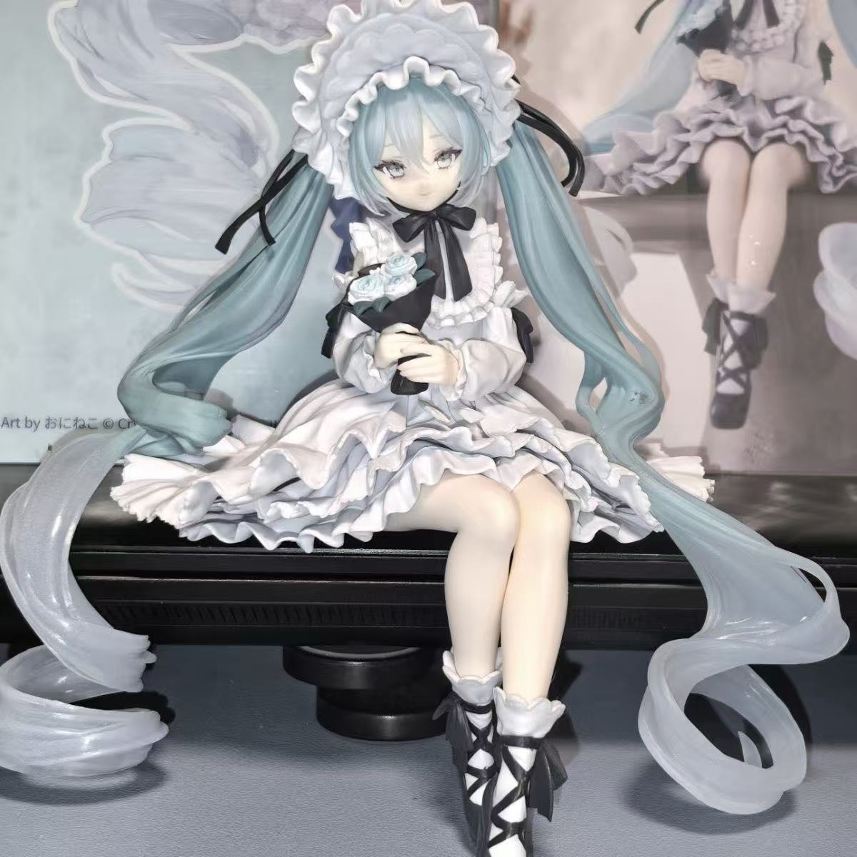 12cm Miku Anime Figure Retro B - đánh giá và giá Home Office Romance Manga