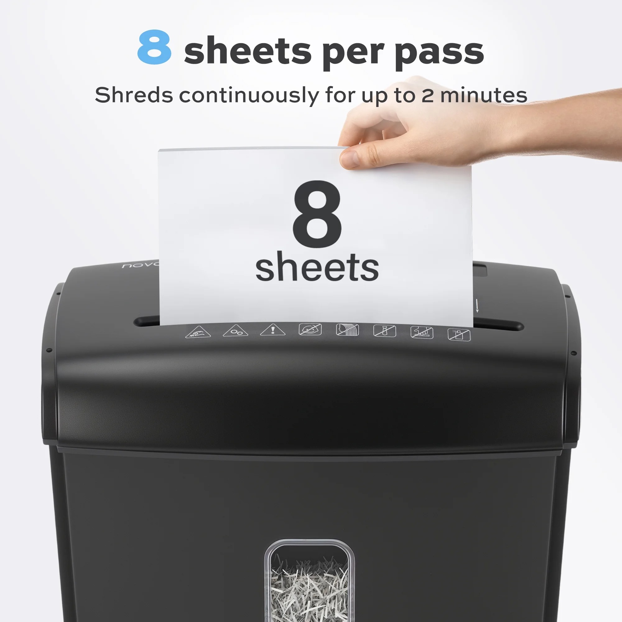 Deli 8-Sheet Micro Cut Shredde - đánh giá và giá Home Office Paper Shredder