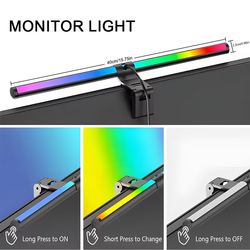 LED Computer Screen Hanging Li - đánh giá và giá Home Office Setup Ideas