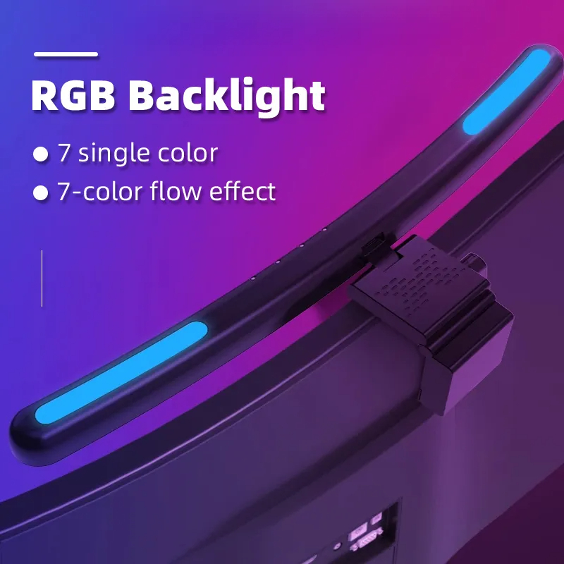Curved LED Monitor Light Bar U - đánh giá và giá Home Office Setup Ideas