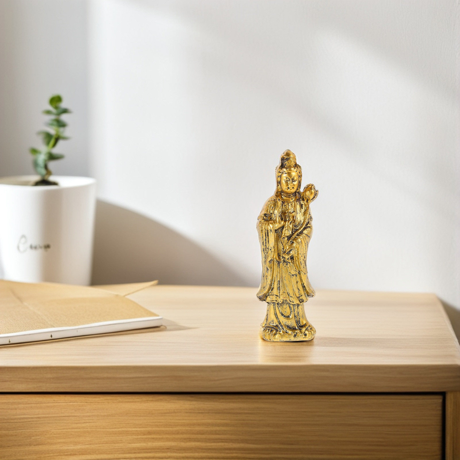 Elegant Vintage Yin Buddha Sta - đánh giá và giá Home Office Feng Shui