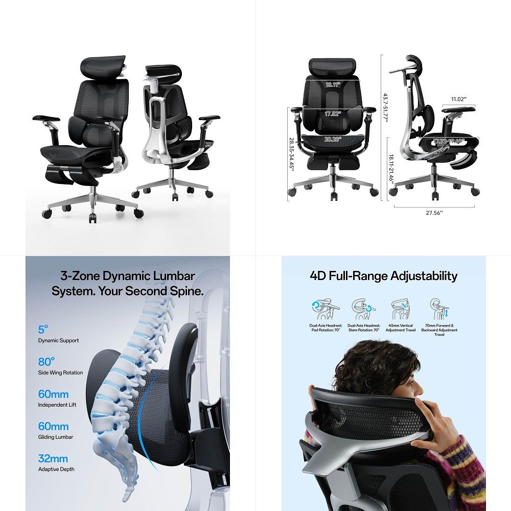 E3 Pro 2026 Edition Ergonomic  - đánh giá và giá Ergonomic Office Chair