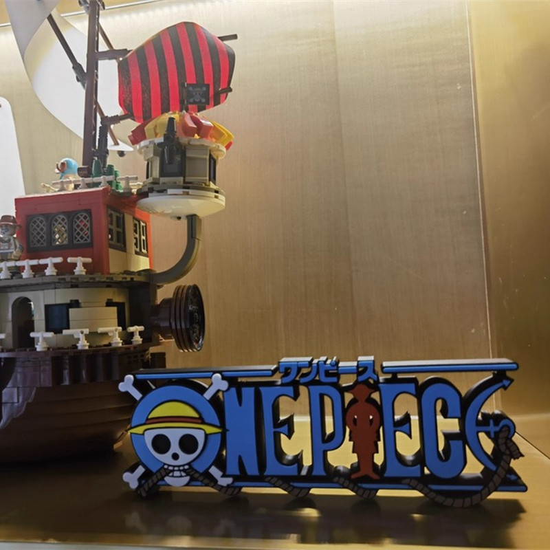 One Piece Logo Figure 3D Print - đánh giá và giá Home Office Romance Manga